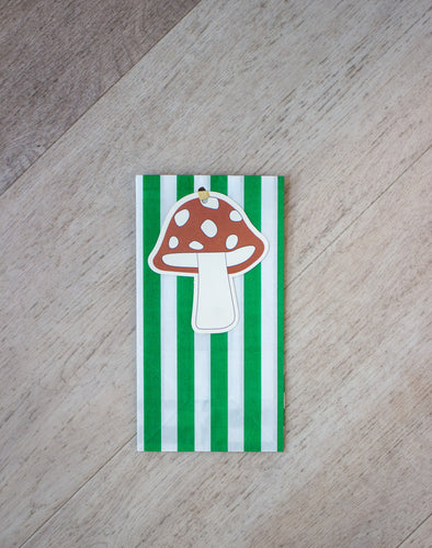 Toadstool Party Bags - different colour options. Set of 5.