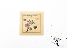 wildflower seeds, party favours, kids green fingers, kids goodie bag gifts, plastic free party bag gifts